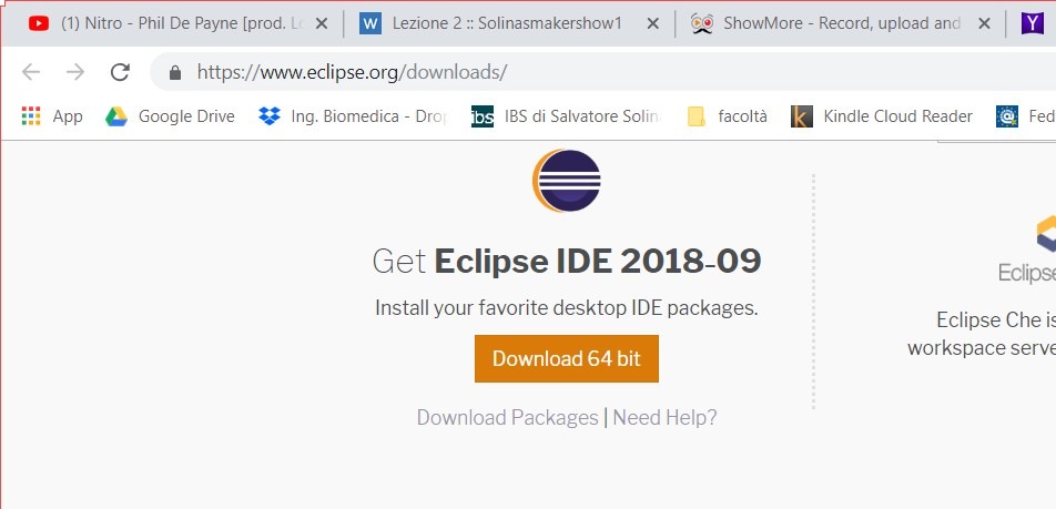 Cliccare su download 64 bit